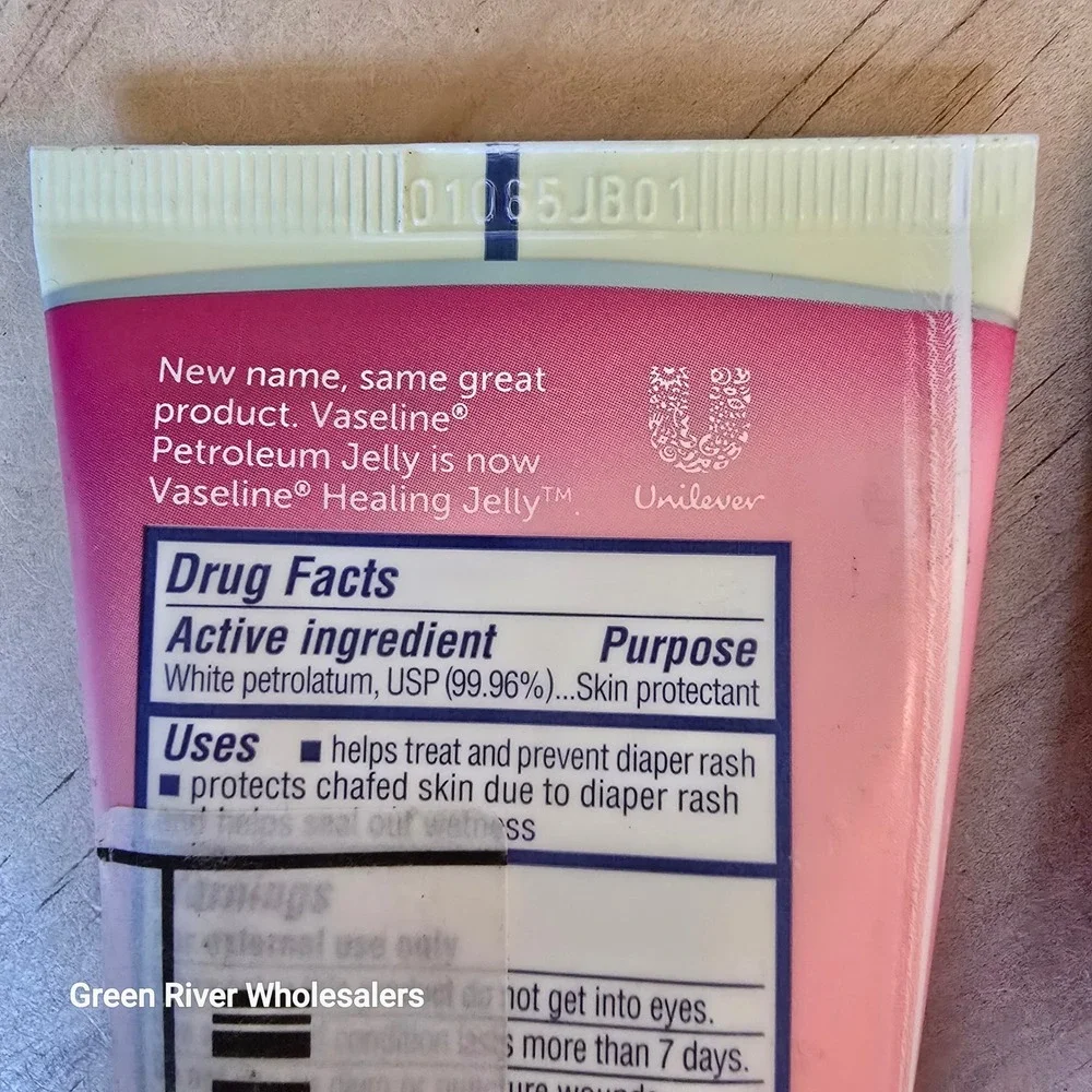 Vaseline Healing Jelly Baby 2.89 oz Squeeze Tube 2 Pack Exp 01/2027 NEW